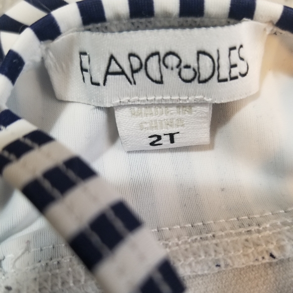 Flapdoodles One Piece Swim Suit 2T - Picture 7 of 8